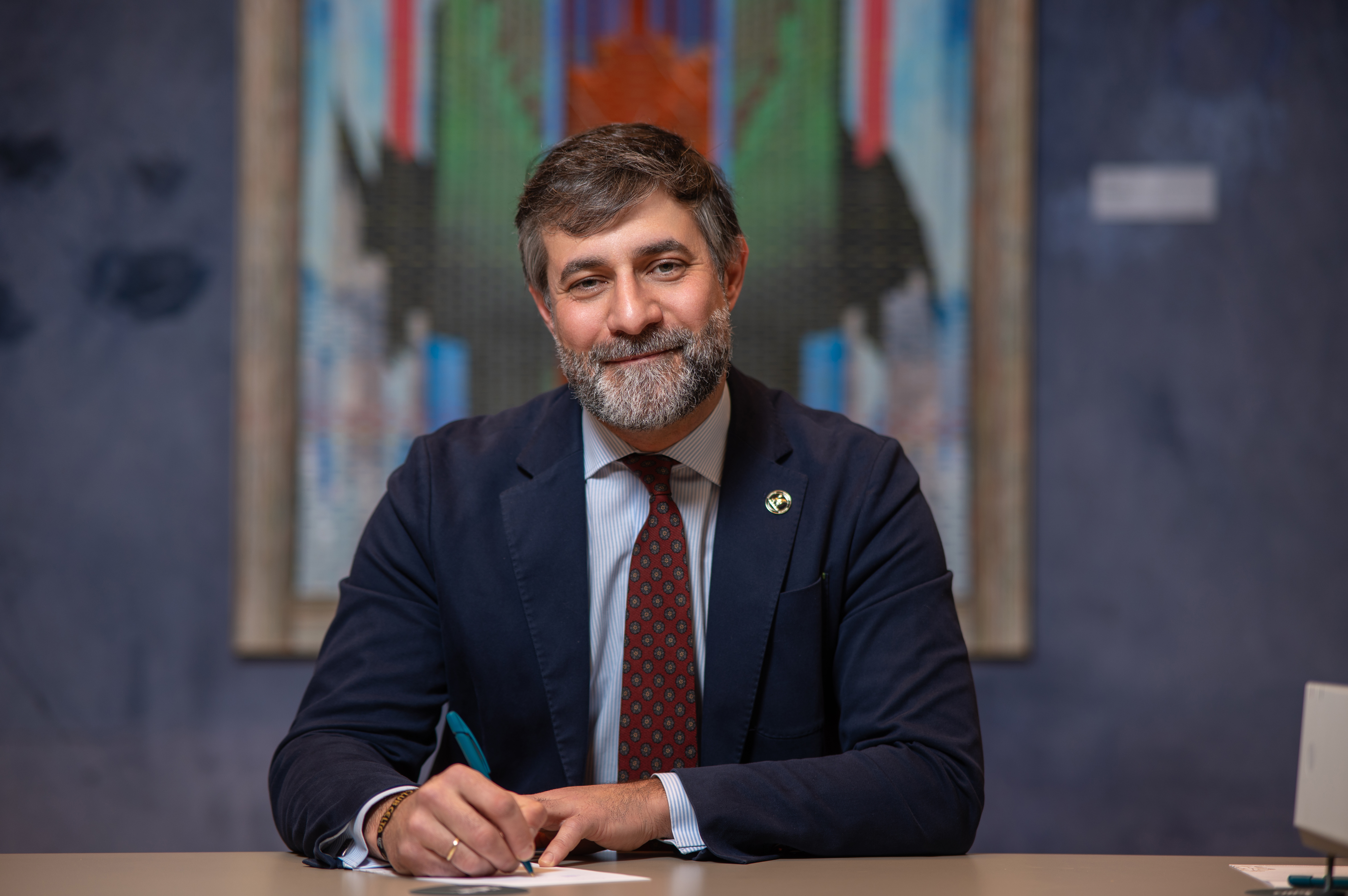 Camilo Prado en el campus